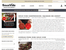 Tablet Screenshot of blog.sousvidesupreme.com